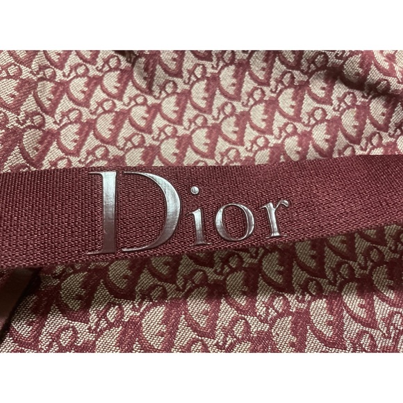 Christian Dior Burgundy Monogram Trotter Messenger Bag - Picture 7 of 16